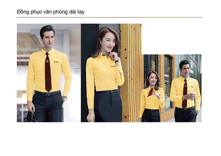 Thiết kế đồng phục dài tay công ty Dạ Hợp.