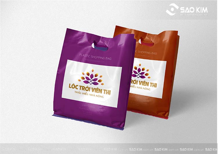 Thiết kế logo của thương hiệu Lộc Trời Viên Thị do Sao Kim thực hiện.