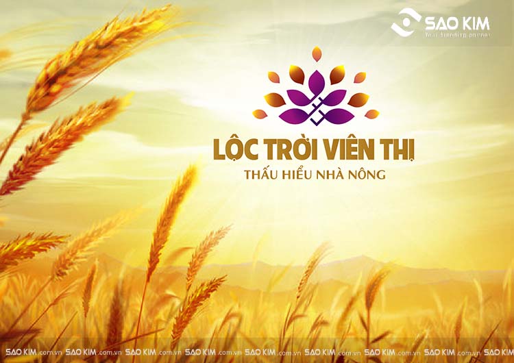 Thiết kế logo của Lộc Trời Viên Thị do Sao Kim thực hiện.