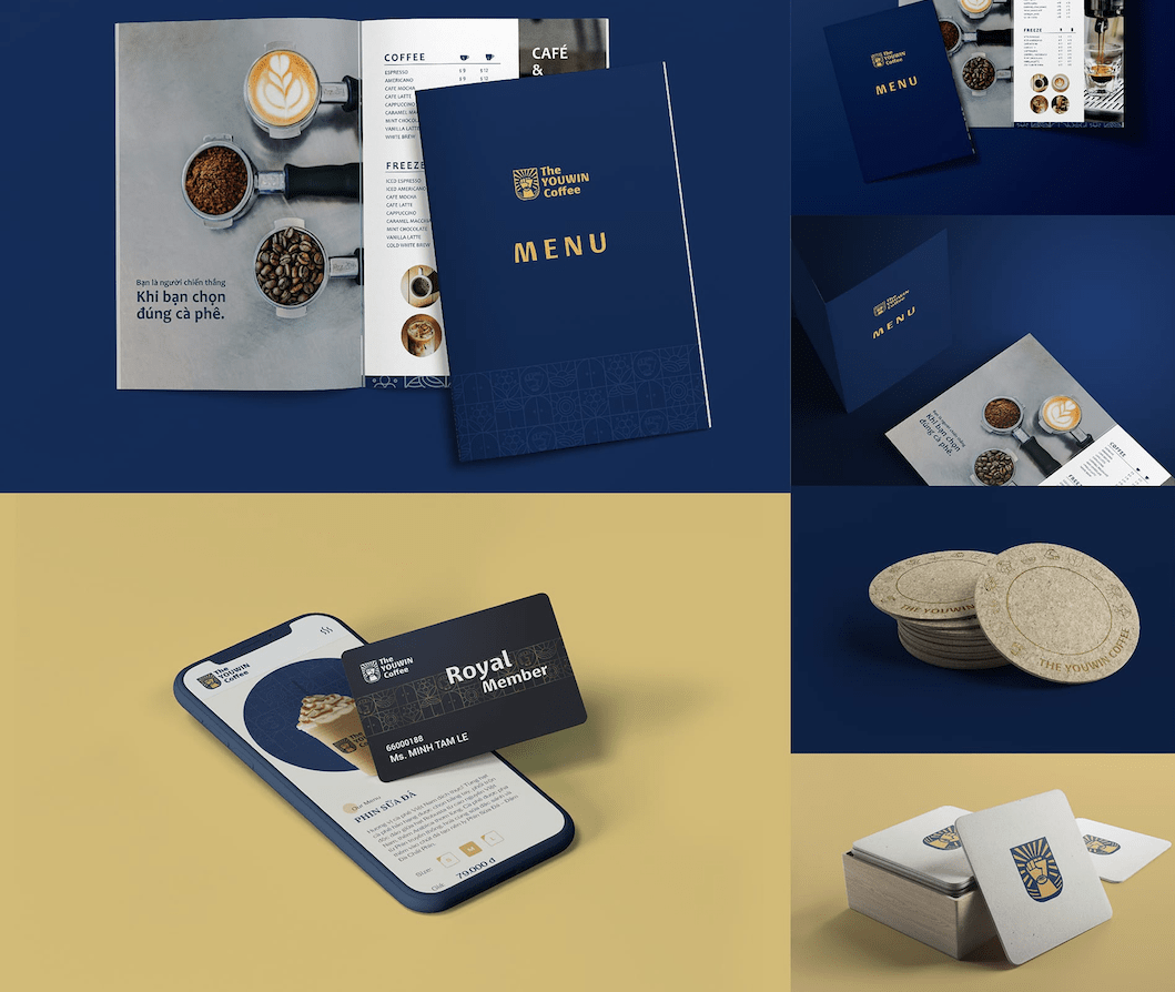 [Saokim.com.vn] Danh mục thiết nhận diện thương hiệu tại chuỗi cửa hàng The Youwin Coffee
