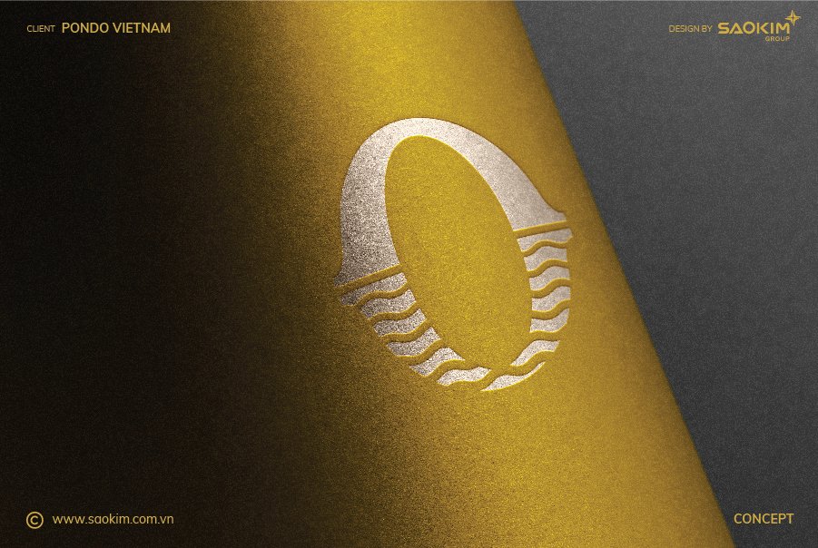 [Saokim.com.vn] Logo Thương hiệu Nội thất cao cấp PONDO do Sao Kim thiết kế