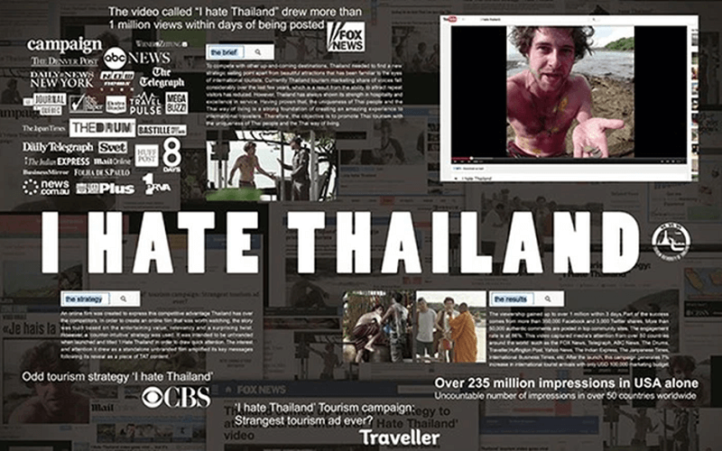 Xây dựng thương hiệu địa phương qua Chiến dịch “I Hate Thailand”
