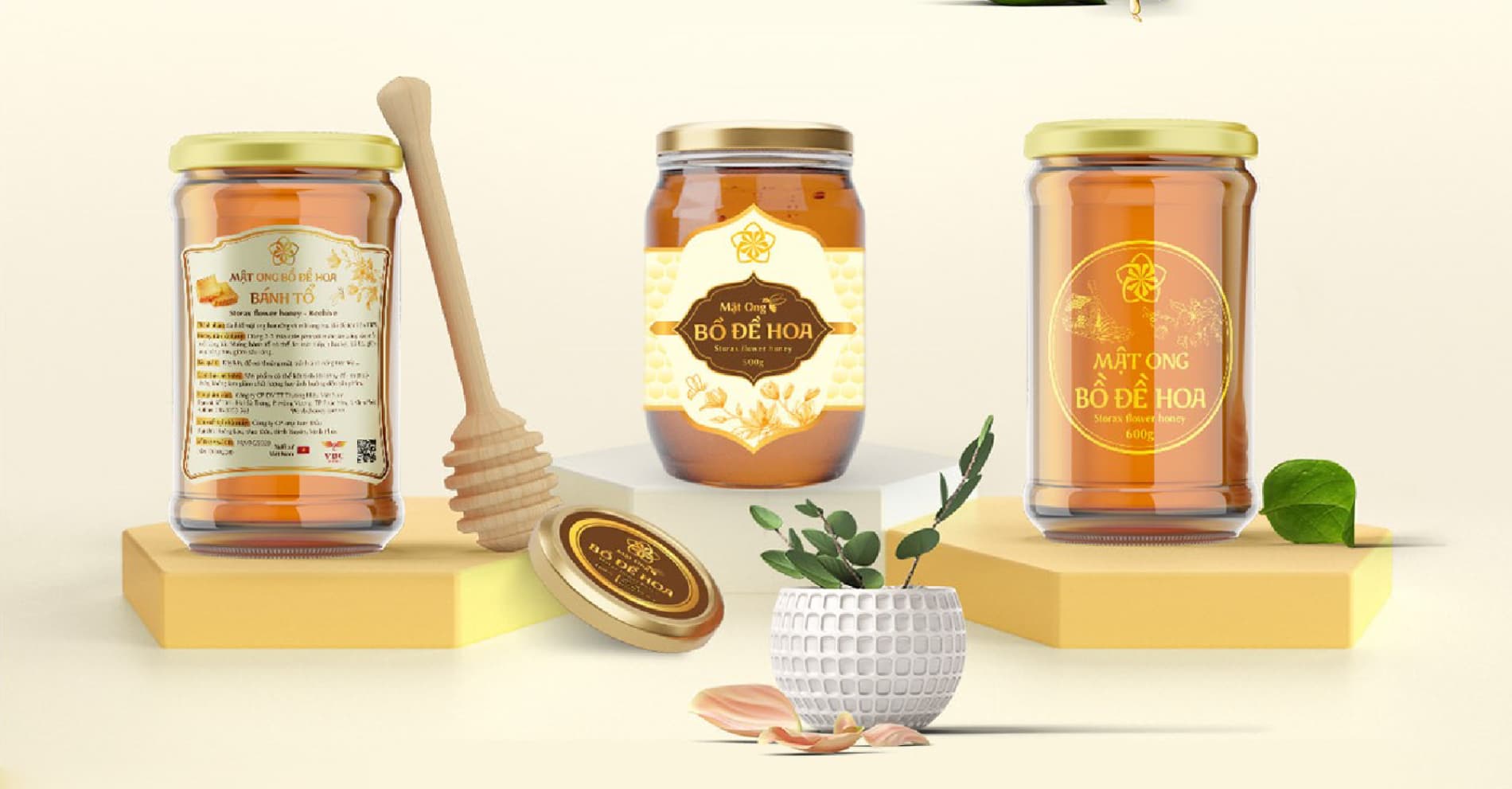 Dự án thiết kế thương hiệu Mật Ong Bồ Đề Hoa - 10