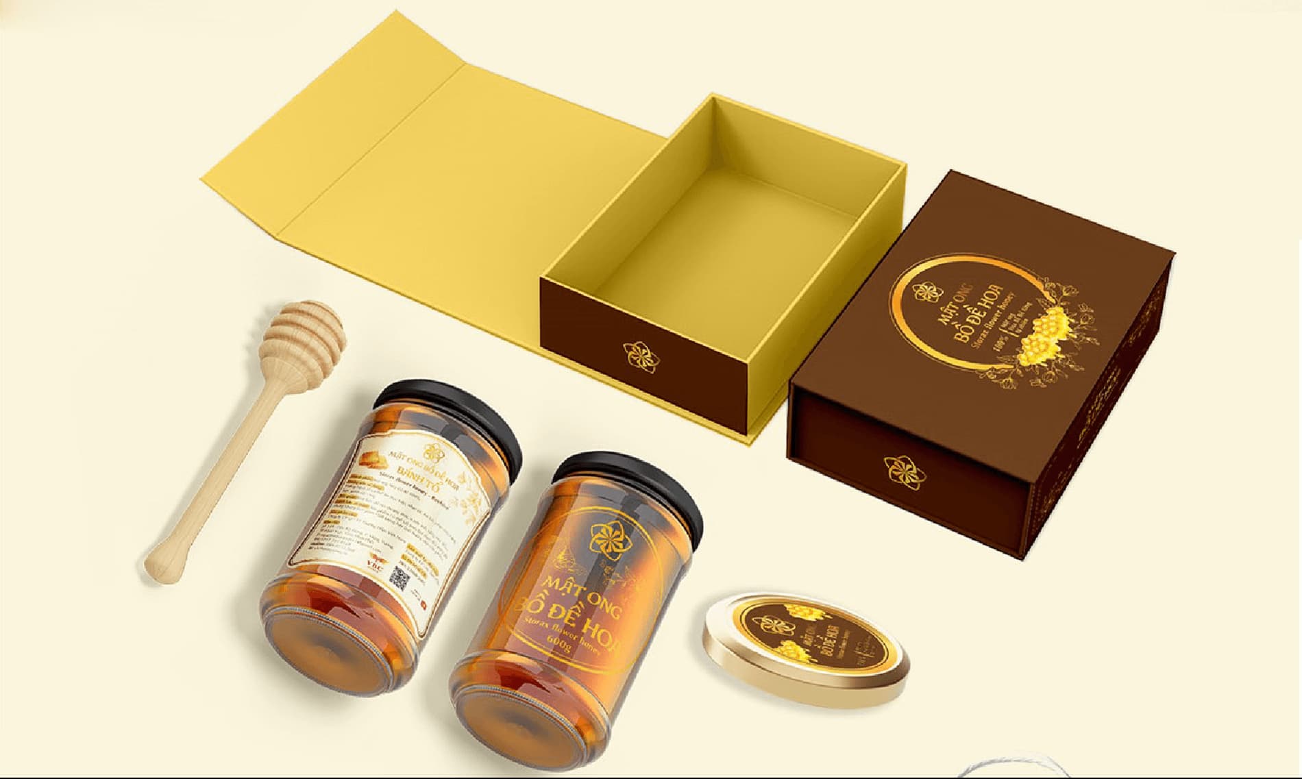 Dự án thiết kế thương hiệu Mật Ong Bồ Đề Hoa - 11