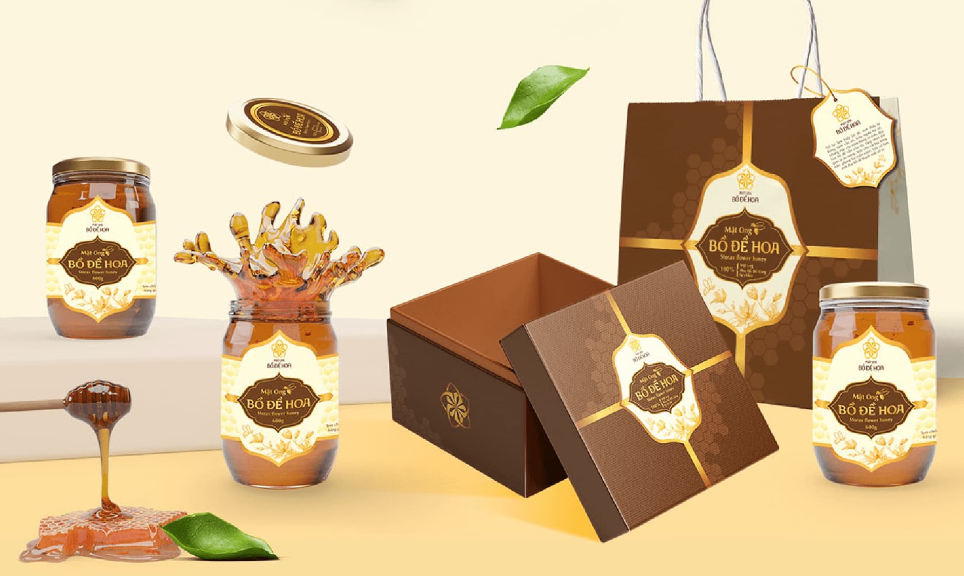 Dự án thiết kế thương hiệu Mật Ong Bồ Đề Hoa - 12