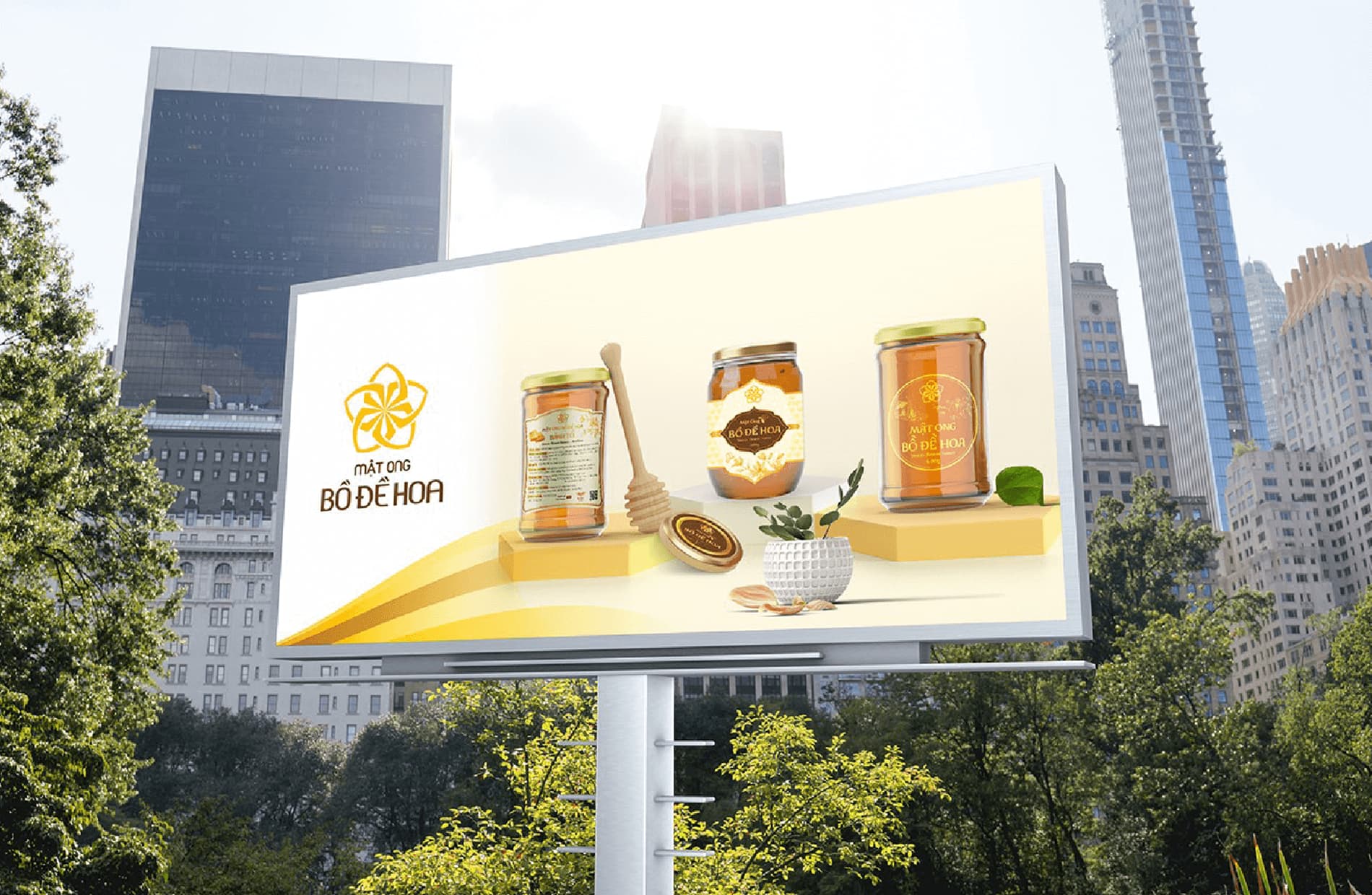 Dự án thiết kế thương hiệu Mật Ong Bồ Đề Hoa - 8