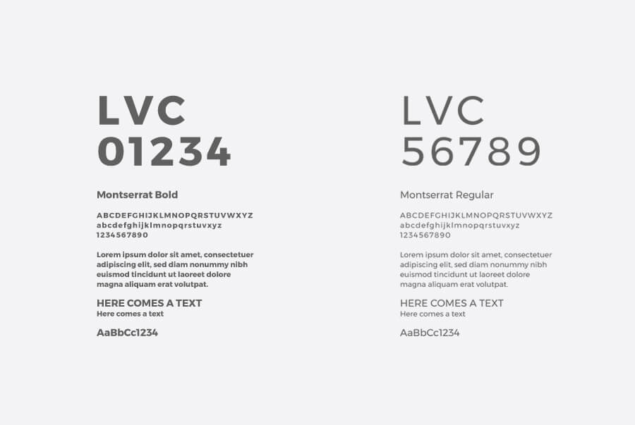 Dự án Thiết kế thương hiệu Lại Vượng - Fonts chữ