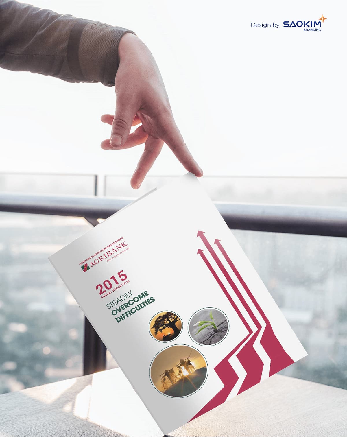 Sao Kim có kinh nghiệm thiết kế Báo cáo thường niên cho nhiều doanh nghiệp lớn (Ảnh: BCTN Agribank 2015)