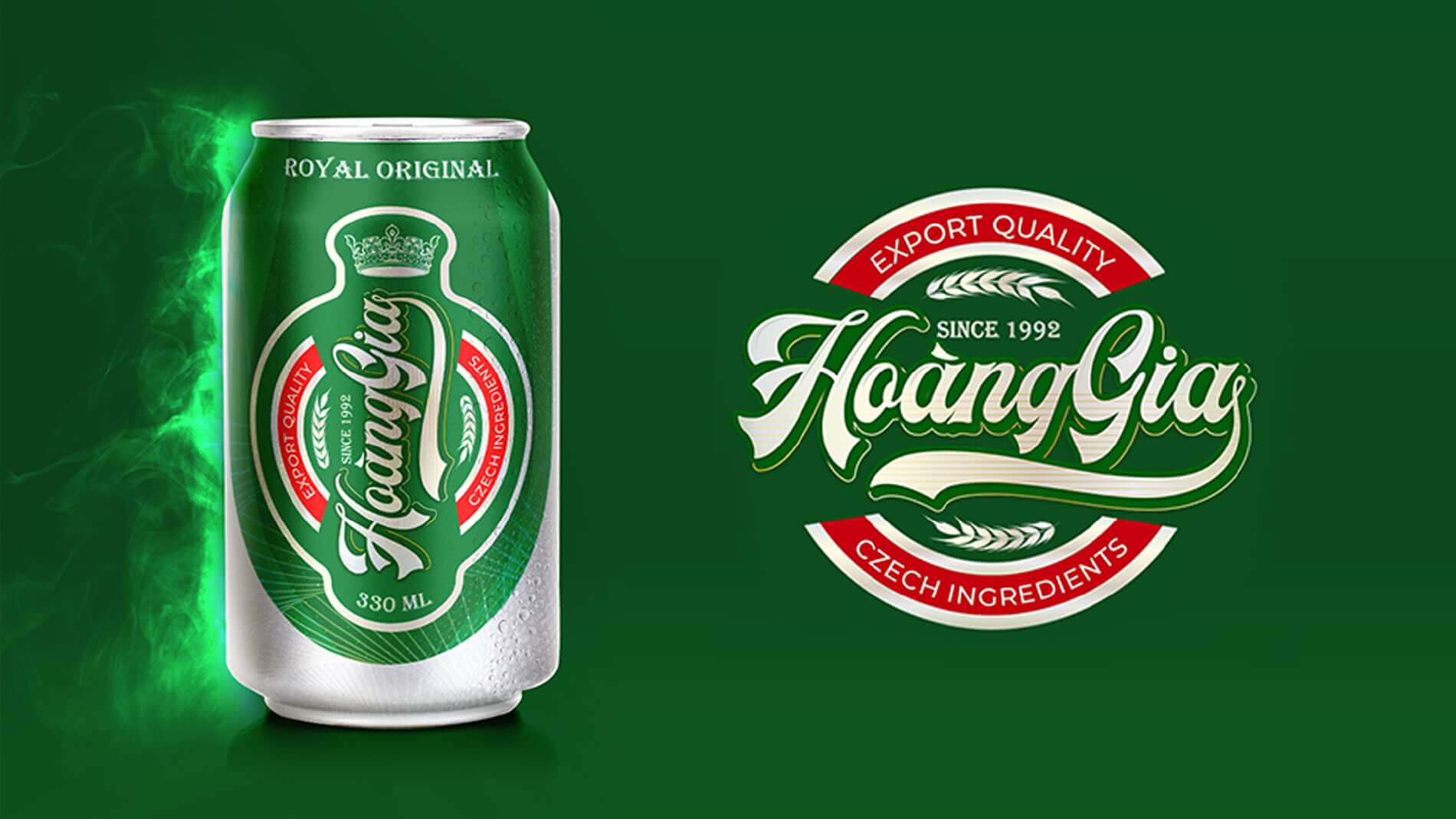 Dự án thiết kế bao bì nhãn mác sản phẩm Bia Hoàng Gia - 3