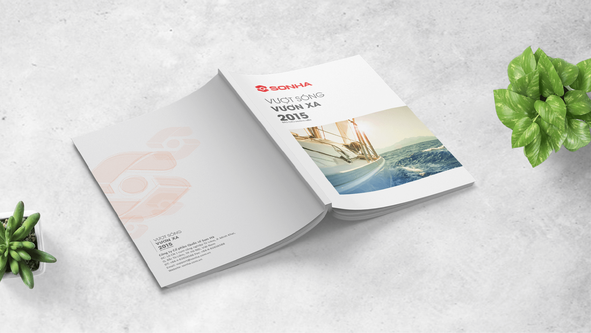 Dự án thiết kế Báo cáo thường niên Sơn Hà Group - 10