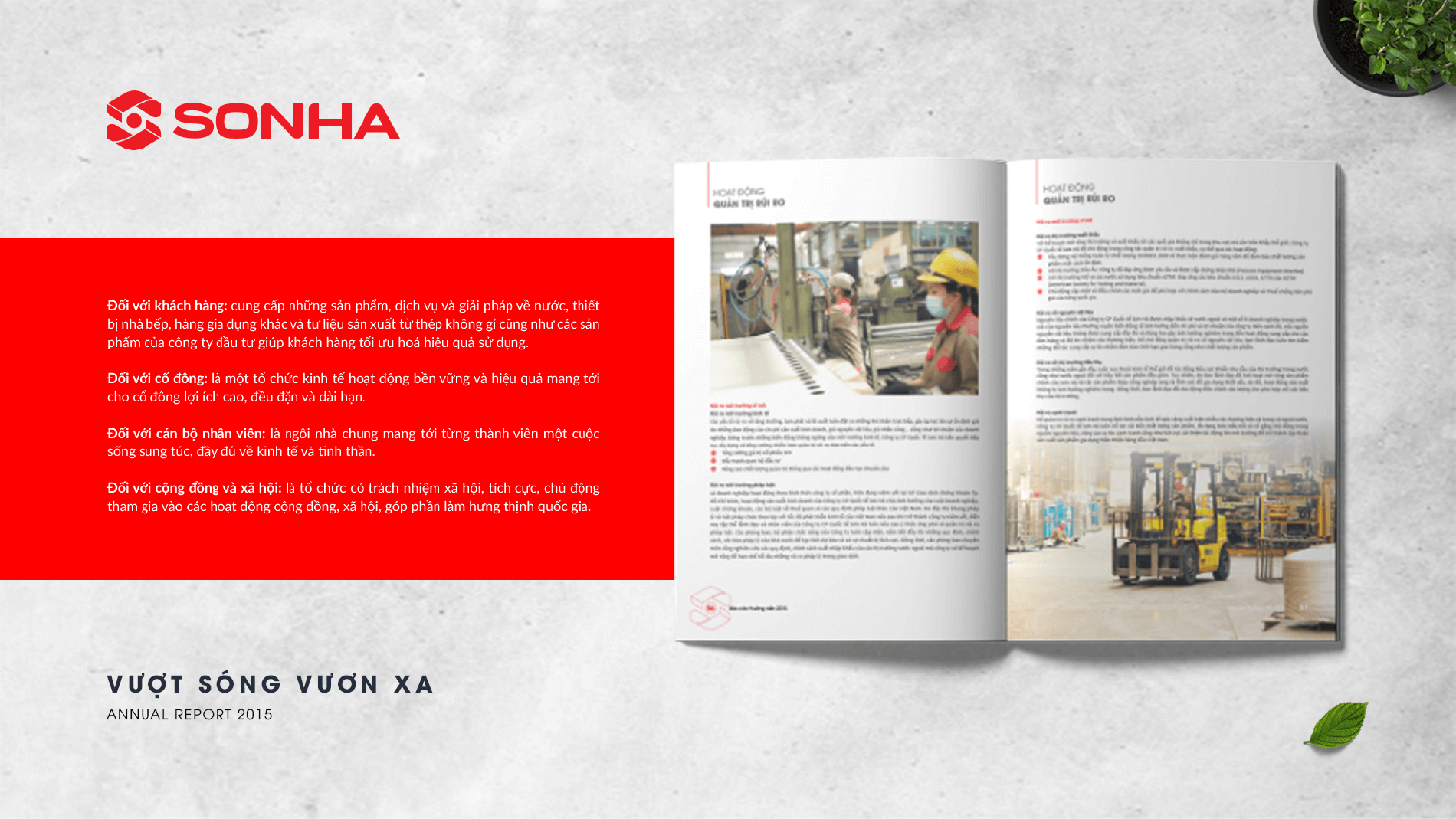Dự án thiết kế Báo cáo thường niên Sơn Hà Group - 4