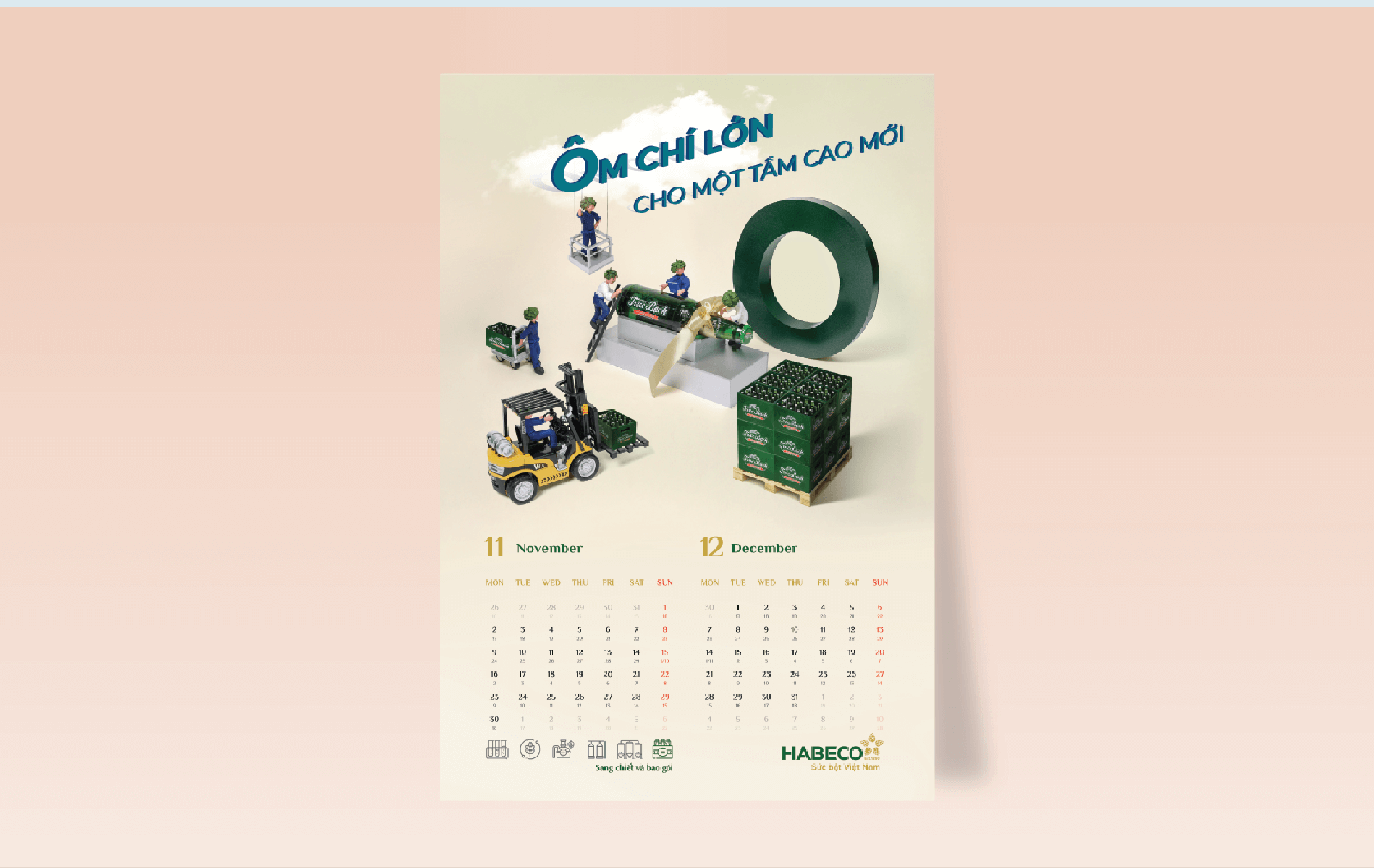 Dự án thiết kế lịch tết Habeco 2020 -18