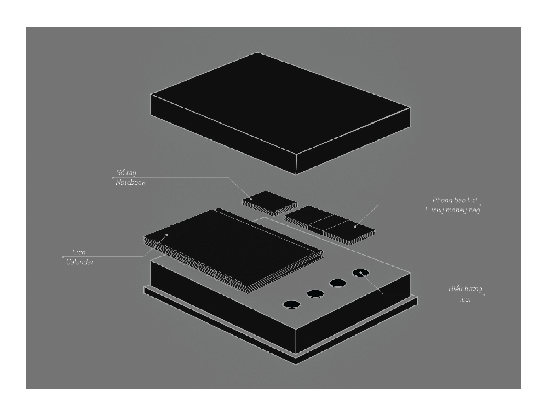 Dự án thiết kế lịch tết Habeco 2020 -20