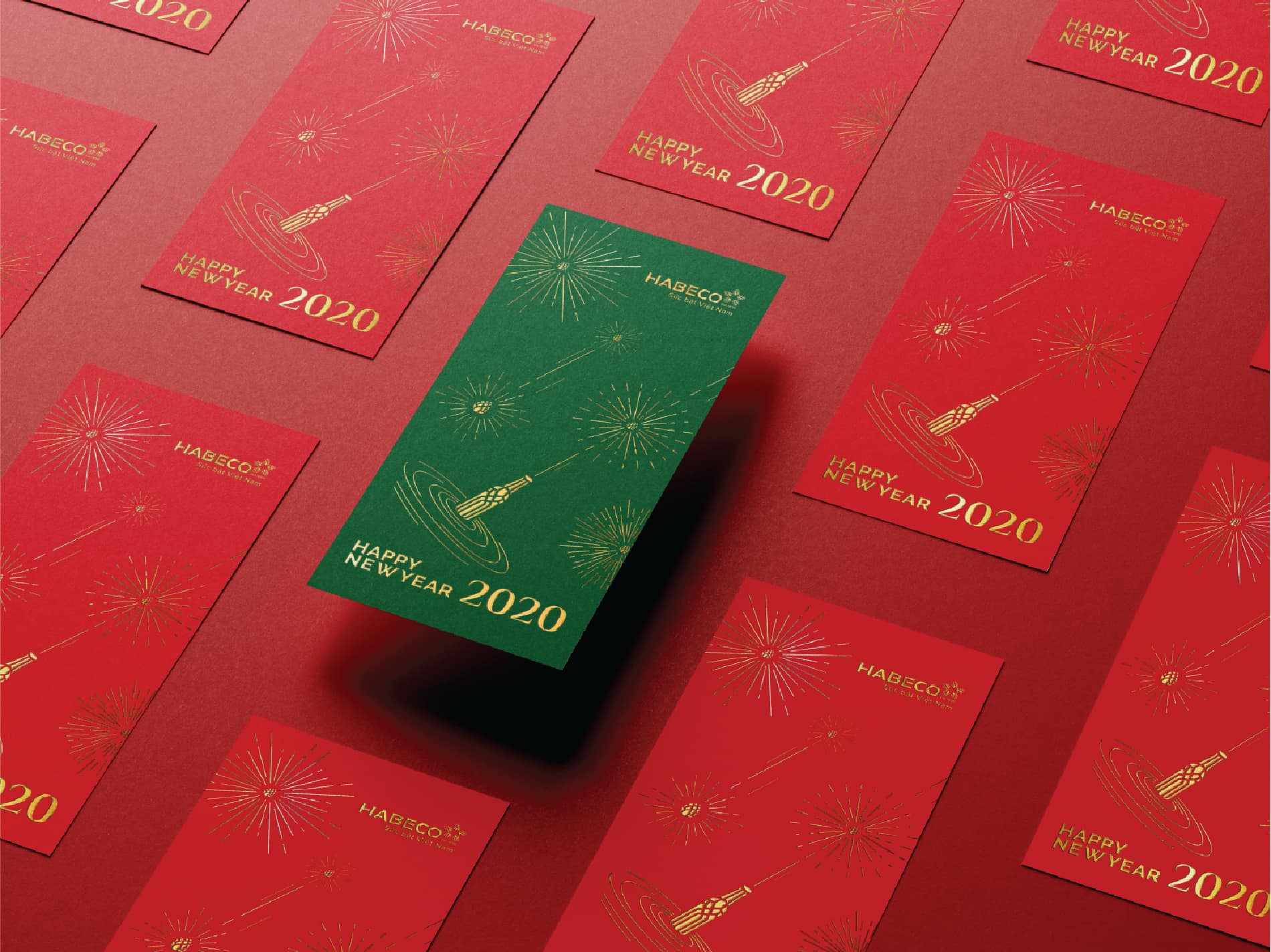 Dự án thiết kế lịch tết Habeco 2020 -22