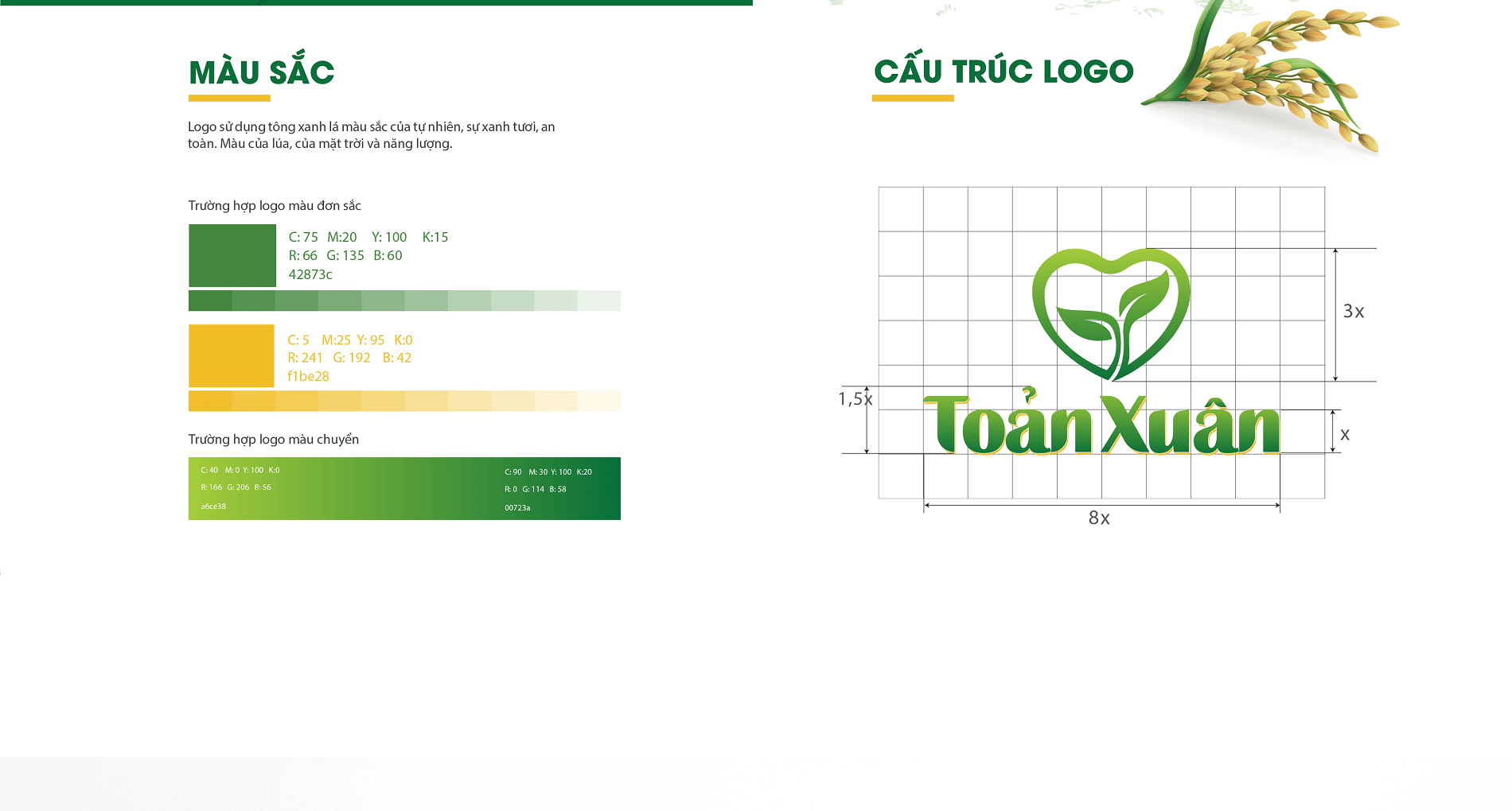 Dự án thiết kế thương hiệu, thiết kế bao bì Gạo Toản Xuân - 6