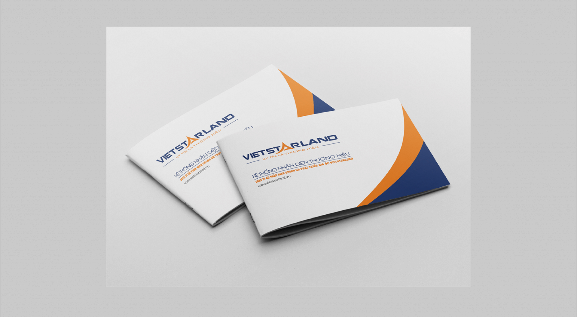 Dự án thiết kế thương hiệu, thiết kế hồ sơ năng lực VIETSTARLAND - 5