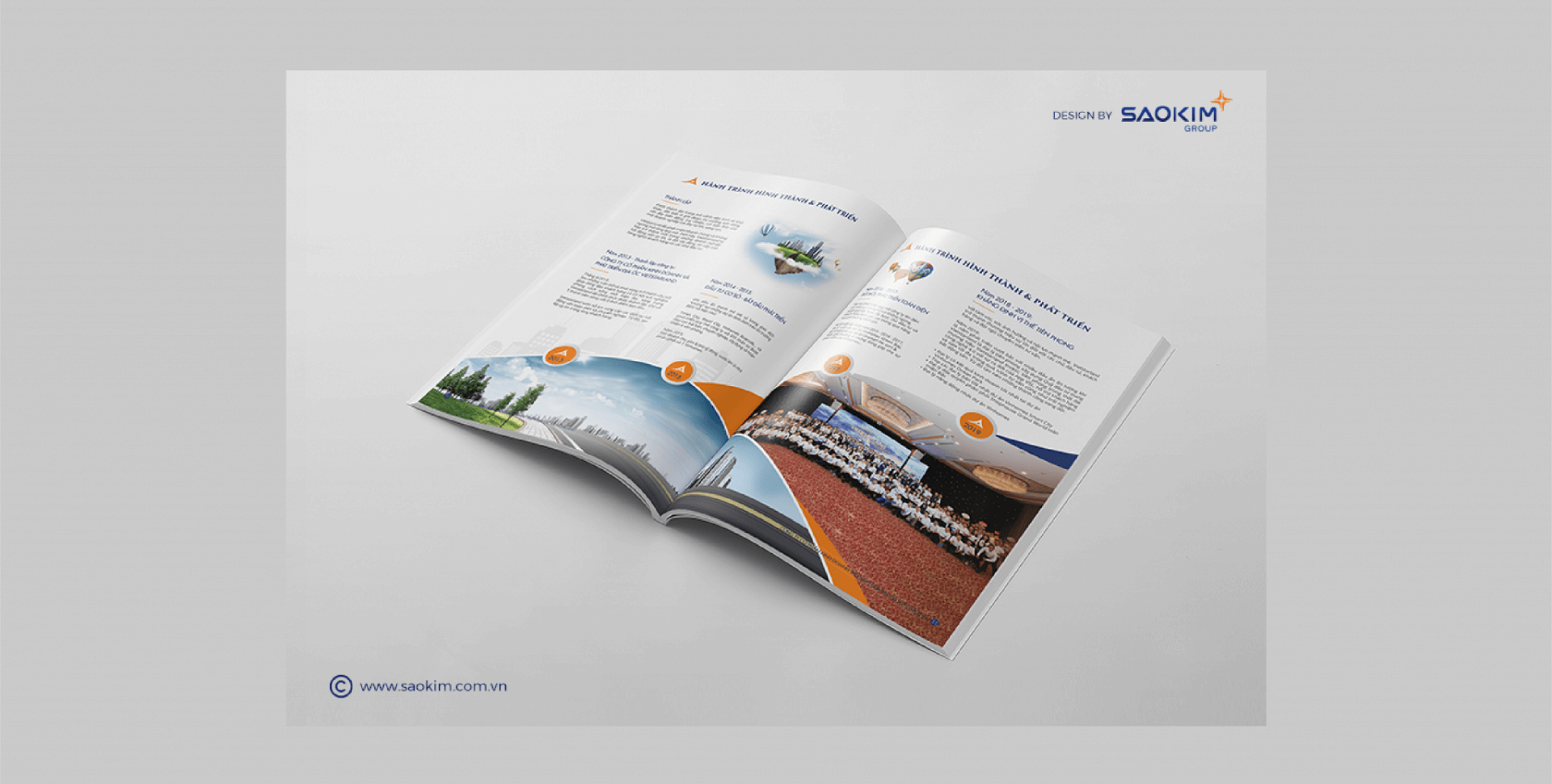 Dự án thiết kế thương hiệu, thiết kế hồ sơ năng lực VIETSTARLAND - 9