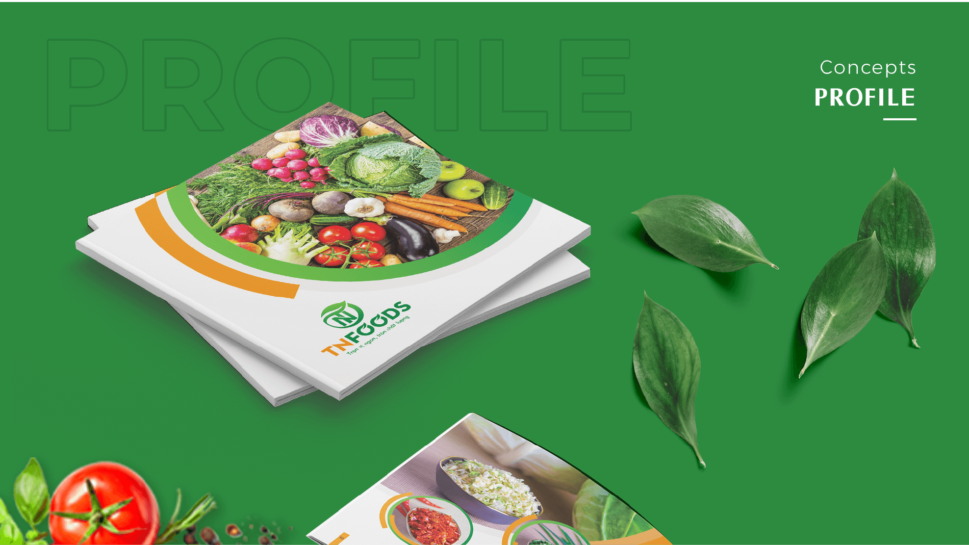 Dự án thiết kế thương hiệu, thiết kế website, nhận diện TN FOODS - 4