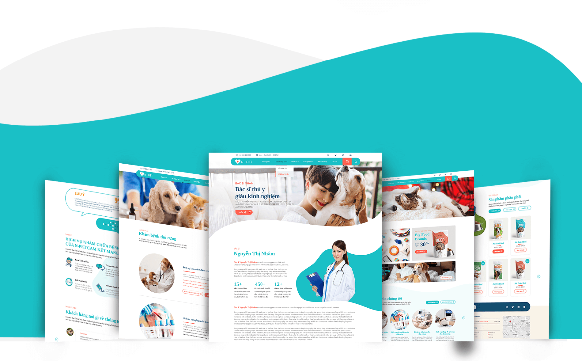 Dự án thiết kế Website N-PET - 10