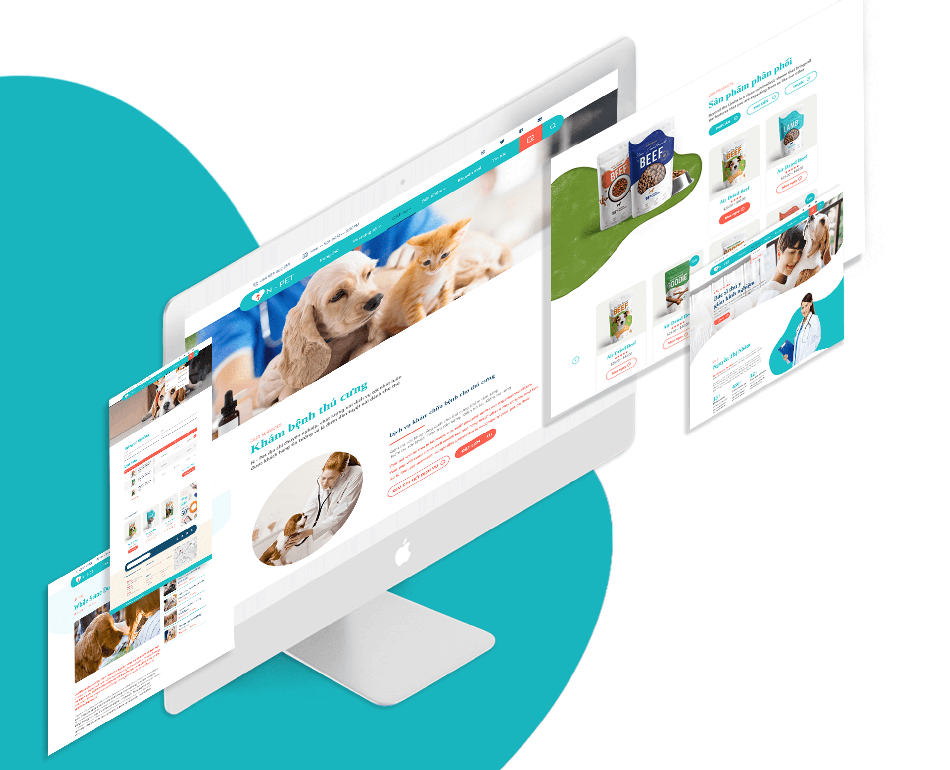 Dự án thiết kế Website N-PET - 4