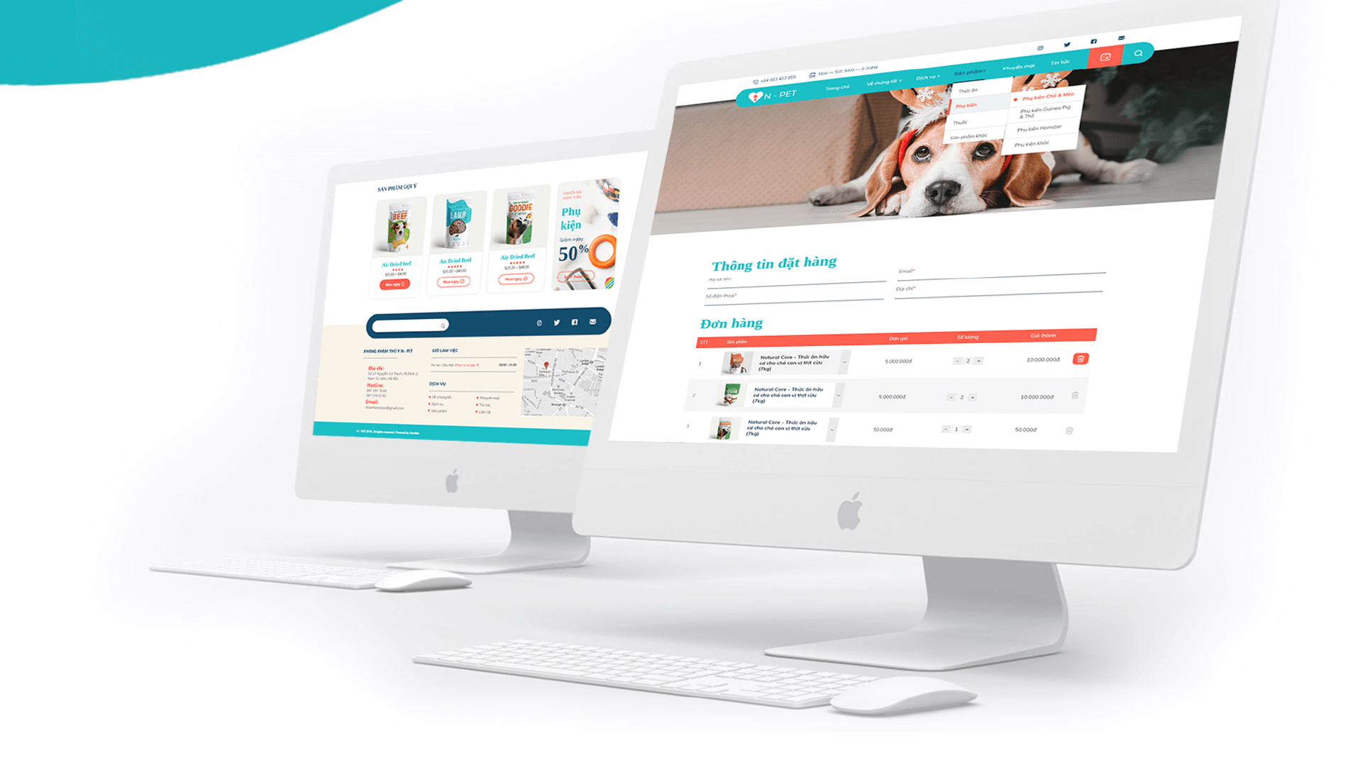 Dự án thiết kế Website N-PET - 5