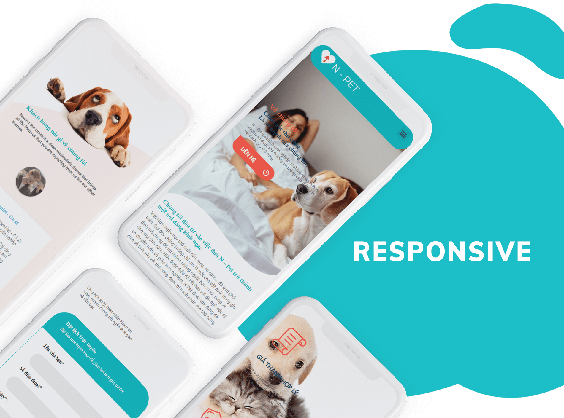 Dự án thiết kế Website N-PET - 7