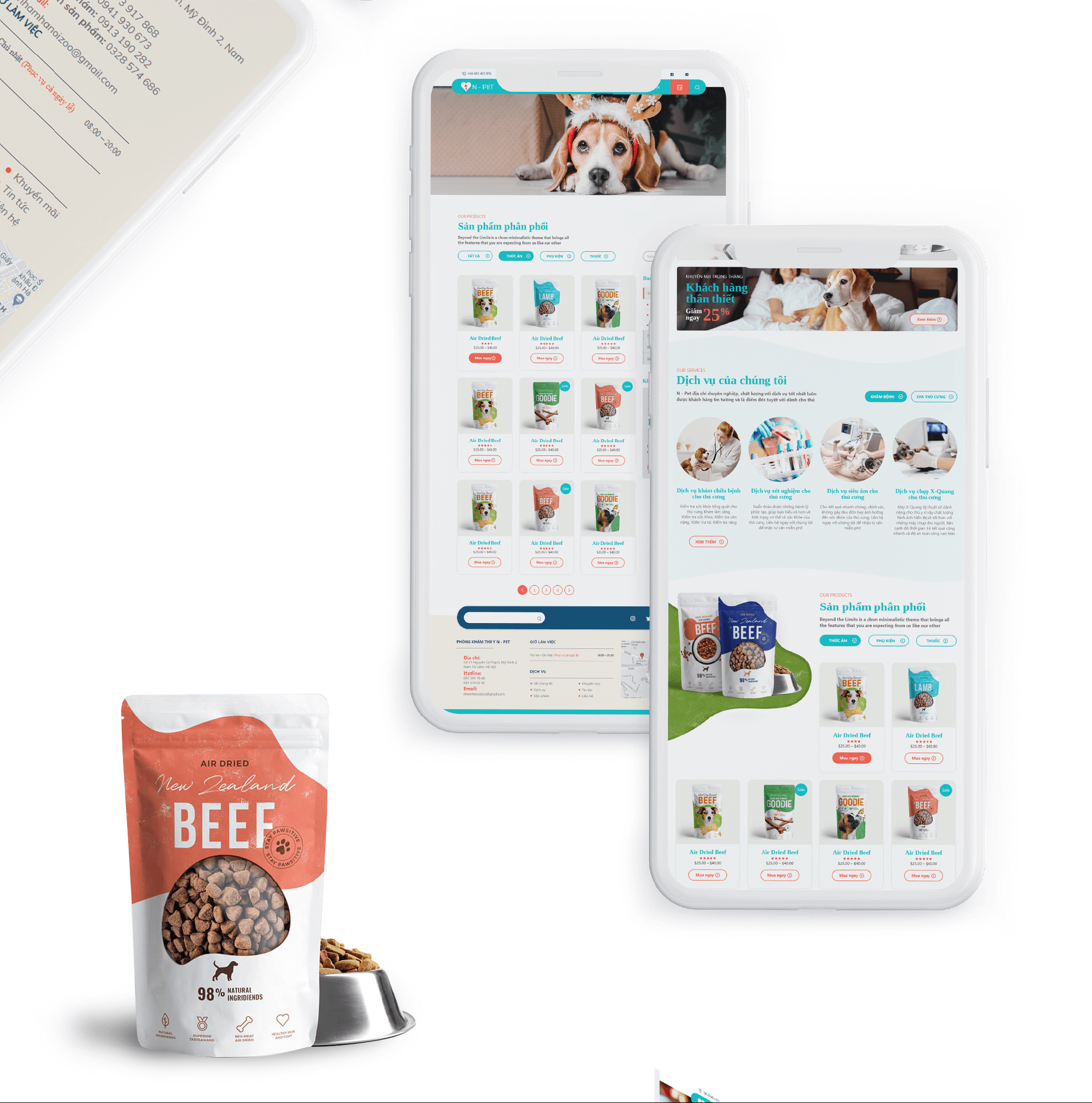 Dự án thiết kế Website N-PET - 8