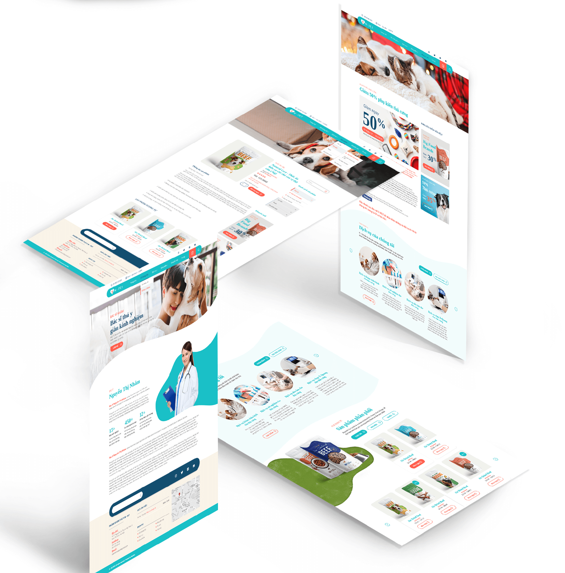 Dự án thiết kế Website N-PET - 9