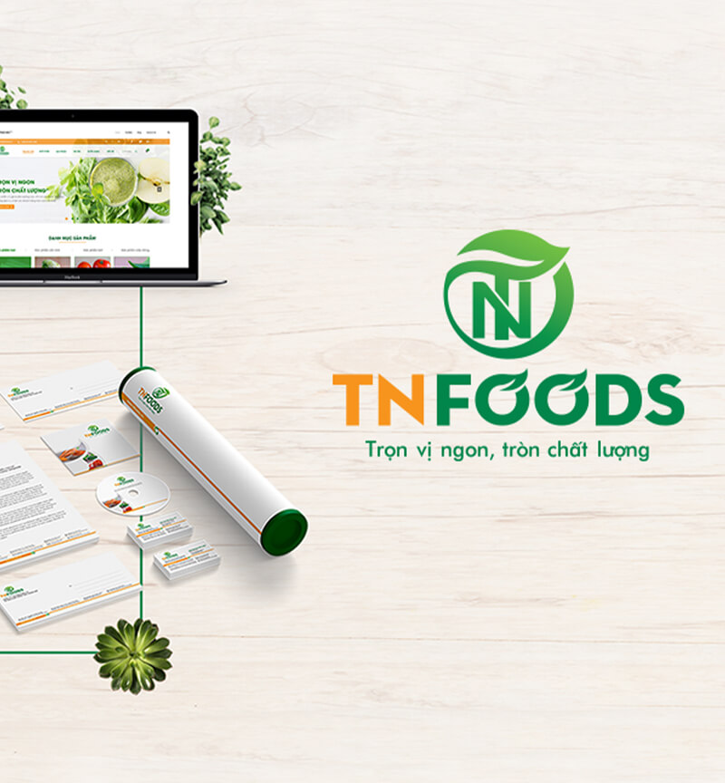 Dự án thiết kế nhận diện thương hiệu TN FOODS - Sao Kim Branding
