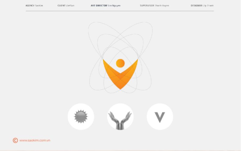 Dự án thiết kế thương hiệu Vietsun -Ý tưởng thiết kế Logo Vietsun