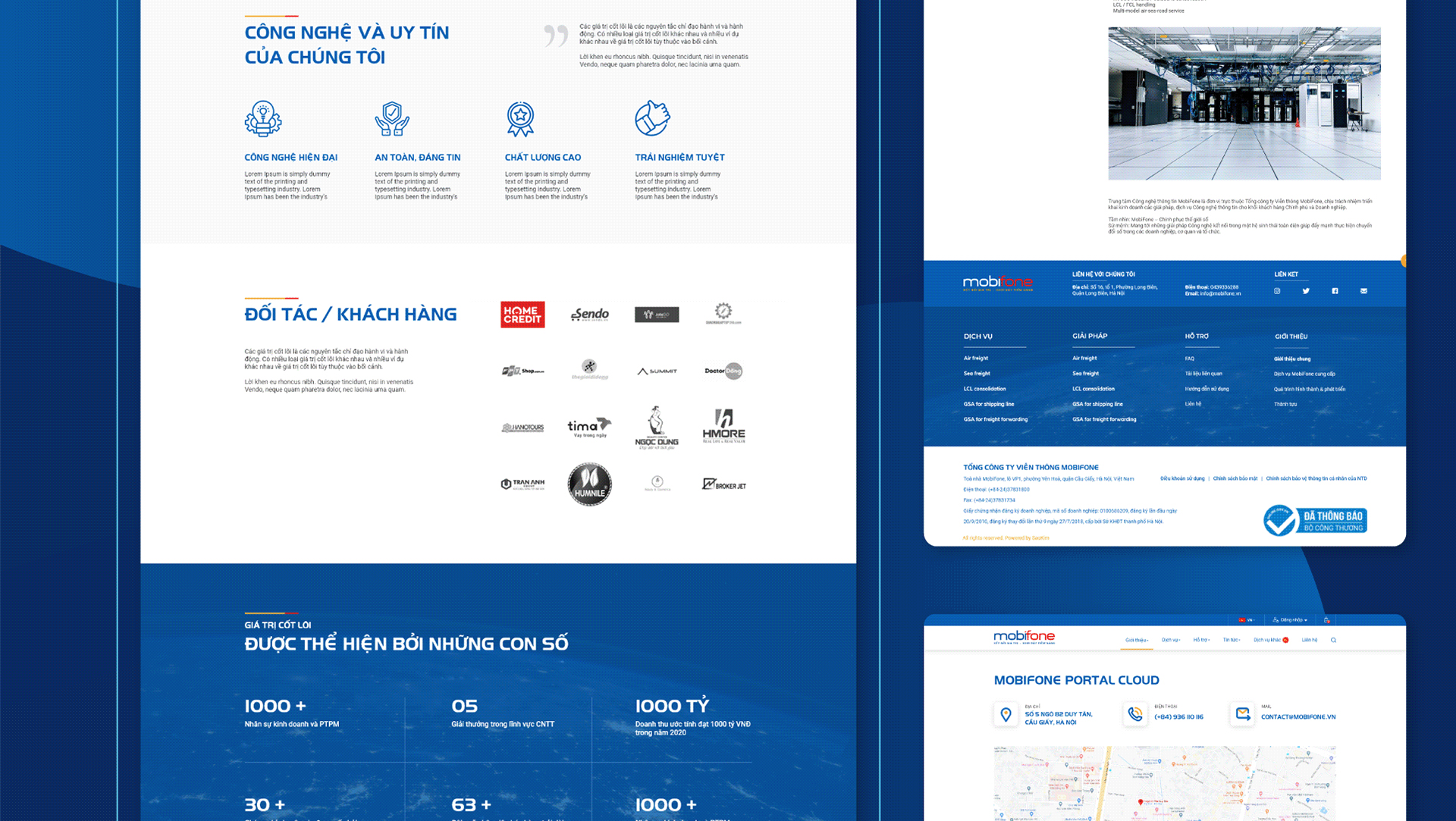 Dự án thiết kế Website Mobifone Cloud - 6