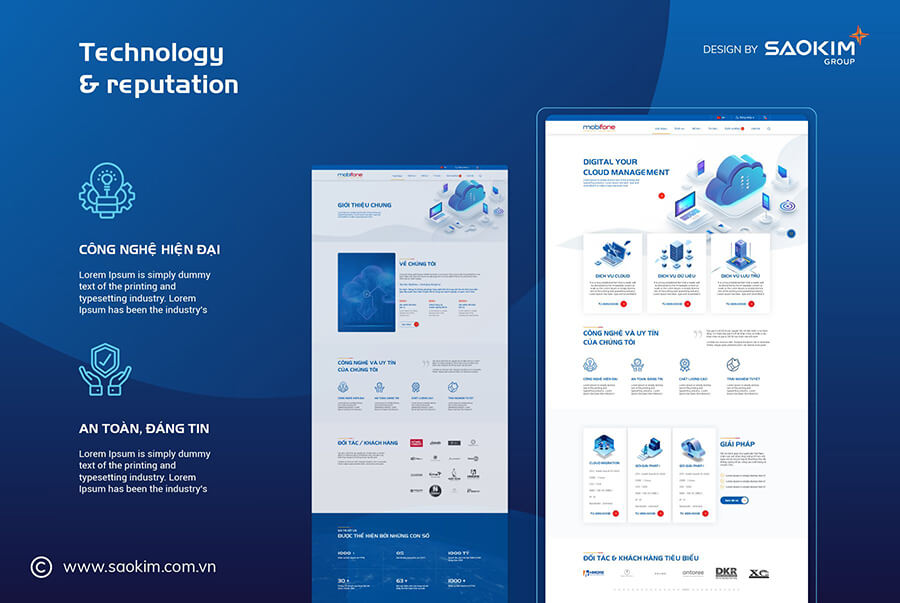 Dự án thiết kế Website Mobifone Cloud - 14