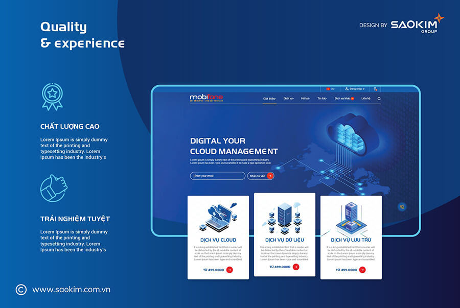Dự án thiết kế Website Mobifone Cloud - 15