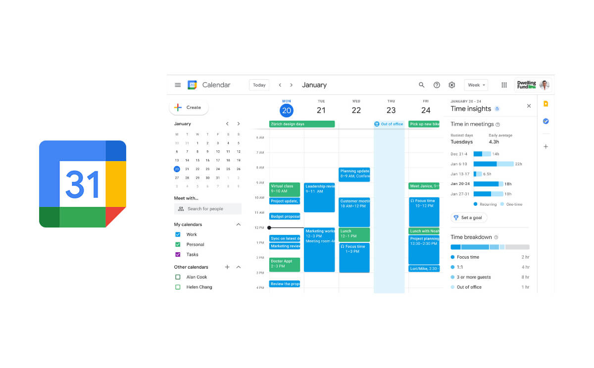 Google Calendar - Ứng dụng lập lịch, theo dõi sự kiện