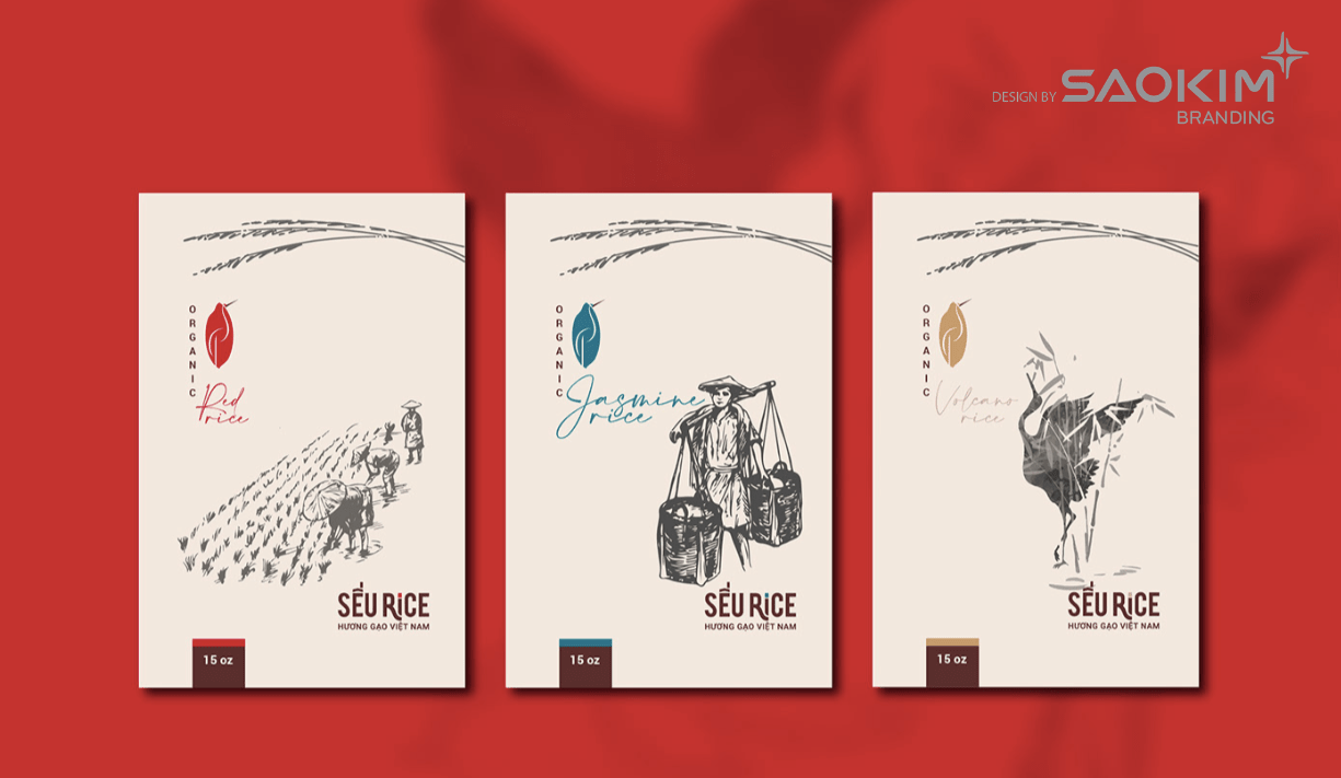 [Saokim.com.vn] Sếu Gạo Rice mang thông điệp nông sản gần gũi 
