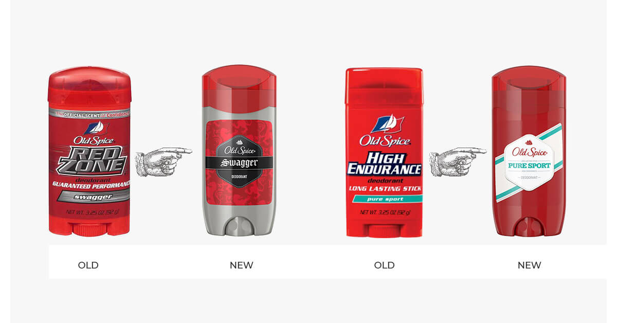 Old Spice cập nhật thiết kế bao bì sản phẩm của mình