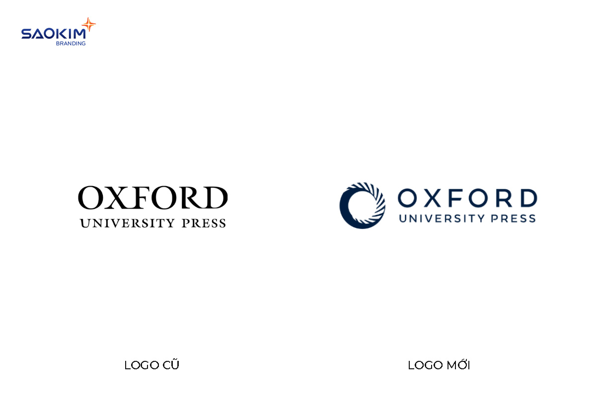 Oxford University Press thay đổi logo