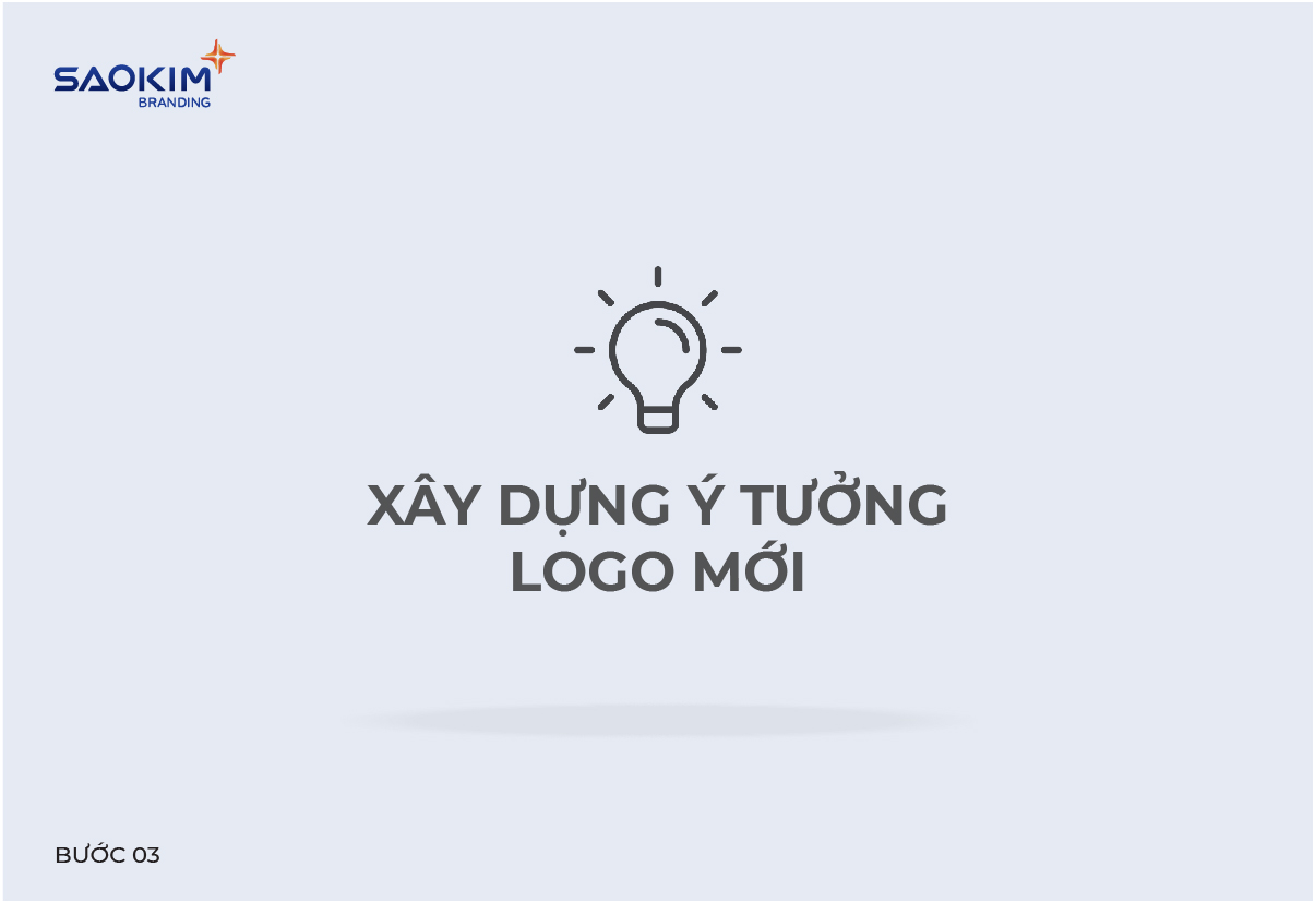 Quy trình thay đổi logo: Bước 3 - Xây dựng ý tưởng logo mới