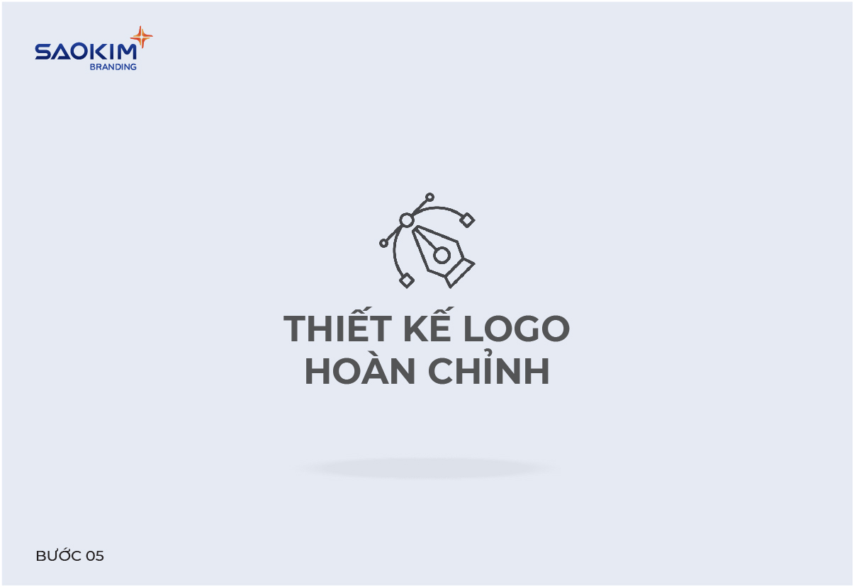 Quy trình thay đổi logo: Bước 5 - Thiết kế logo hoàn chỉnh