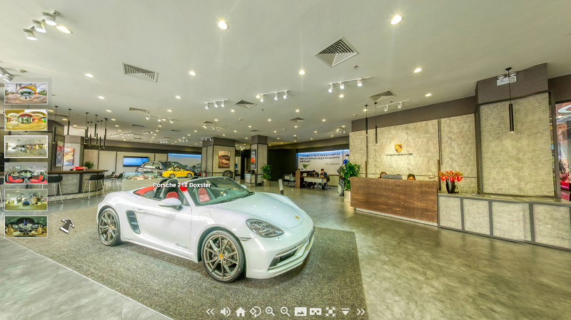 Showroom ảo, web 360 của đại lý Porsche Showroom ảo, web 360 của đại lý Porsche