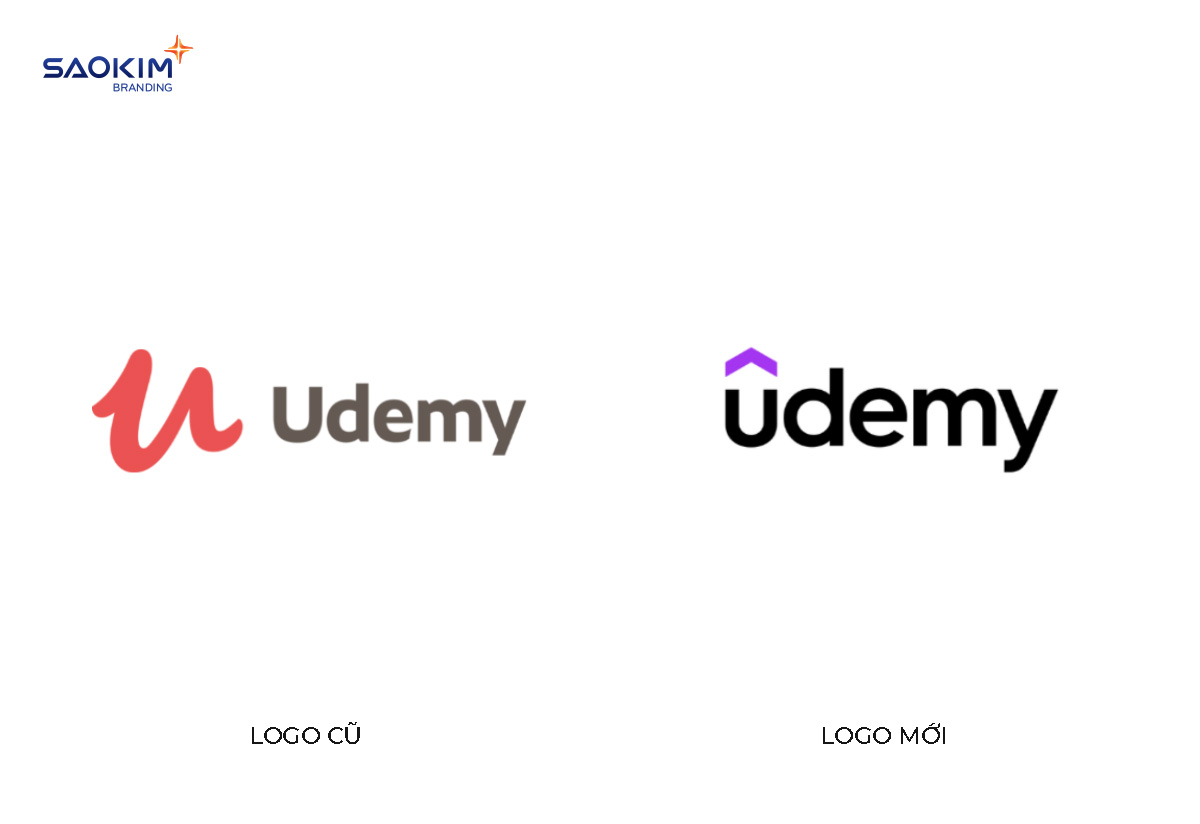 Udemy thay đổi logo