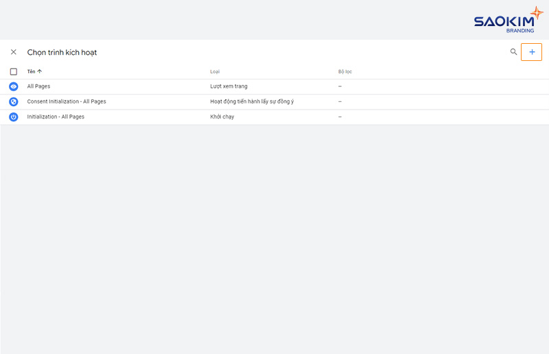 Cài đặt chuyển đổi điền Form bằng Google Tag Manager - Tạo trình kích hoạt mới