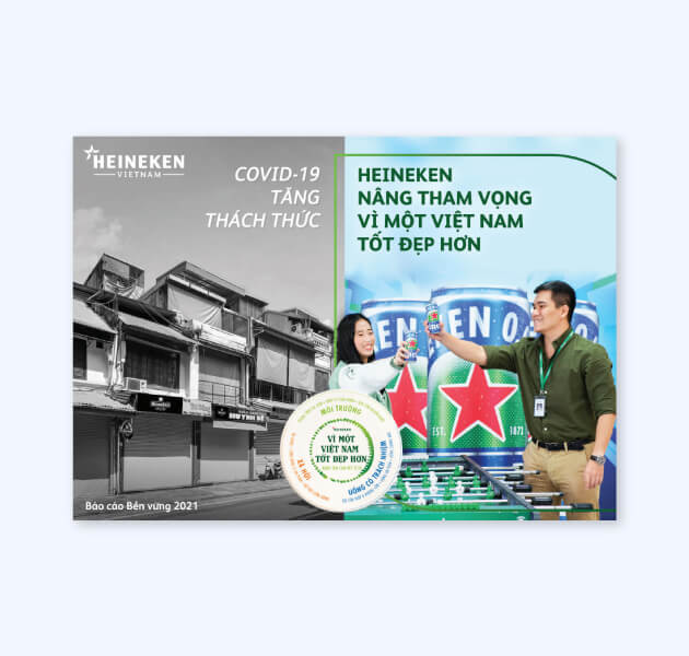 Mẫu Báo cáo phát triển bền vững Heineken 2021