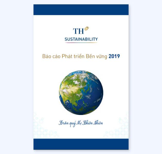 Mẫu Báo cáo phát triển bền vững TH Group 2019