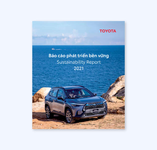 Mẫu Báo cáo phát triển bền vững Toyota Việt Nam 2021