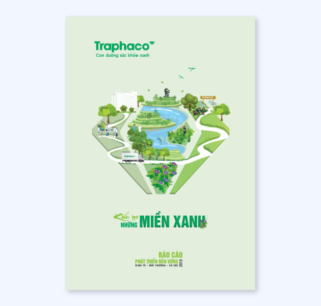 Mẫu Báo cáo phát triển bền vững Traphaco 2019