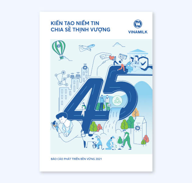 Mẫu Báo cáo phát triển bền vững Vinamilk 2021