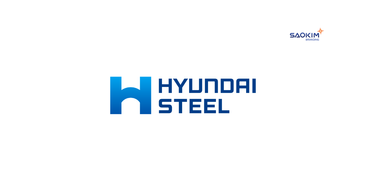 mẫu thiết kế logo công ty thép Huyndai Steel