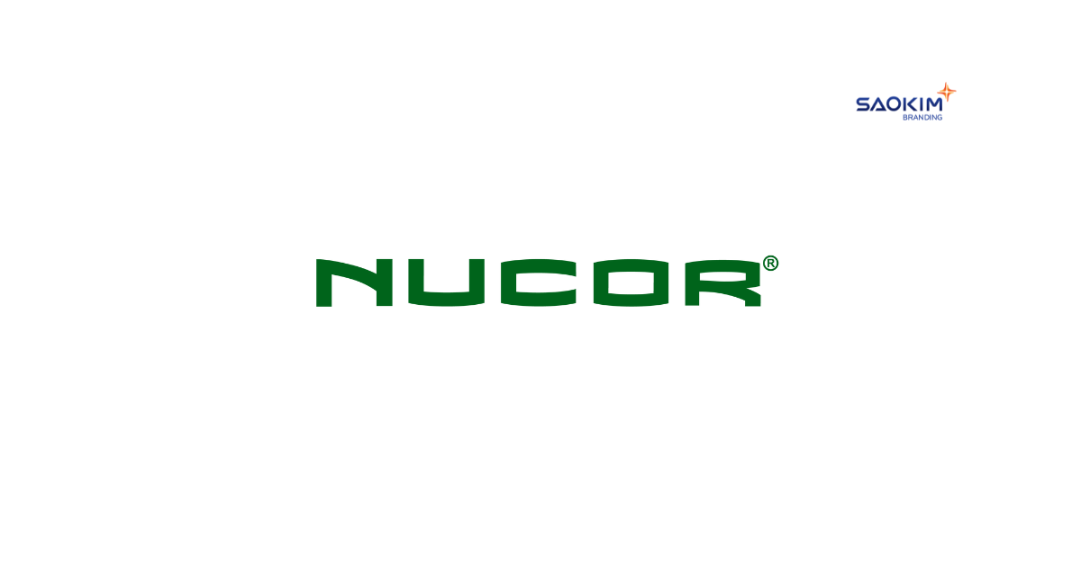 mẫu thiết kế logo công ty thép Nucor