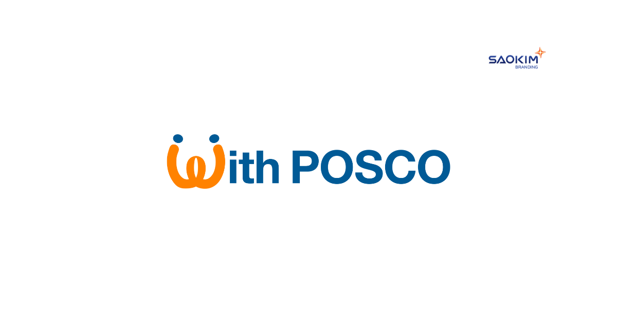 mẫu thiết kế logo công ty thép Posco